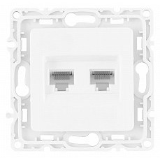 Розетка ethernet rj-45 без рамки arte milano am-217 217.45-2.white